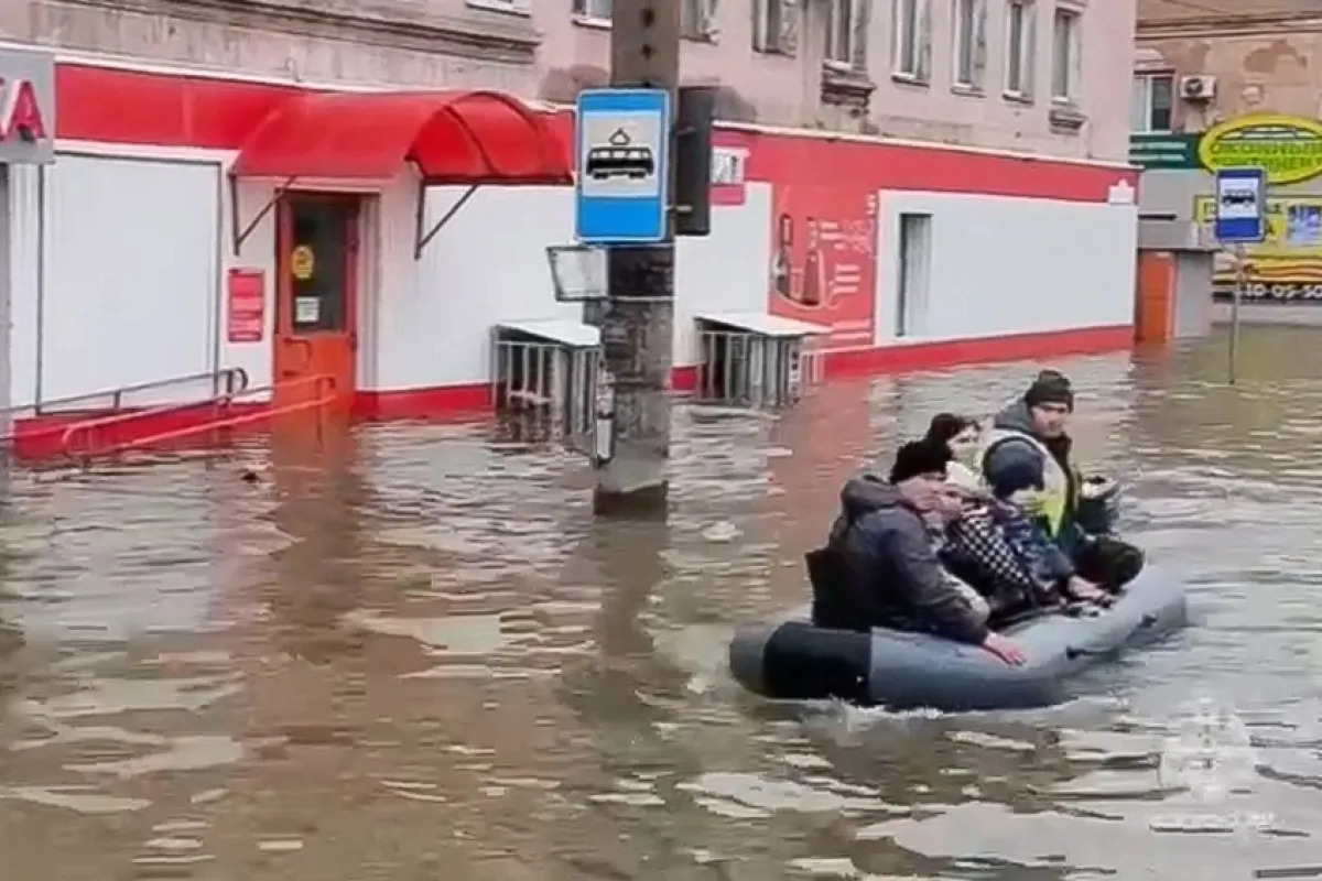 Inundaţii record în Rusia şi Kazahstan