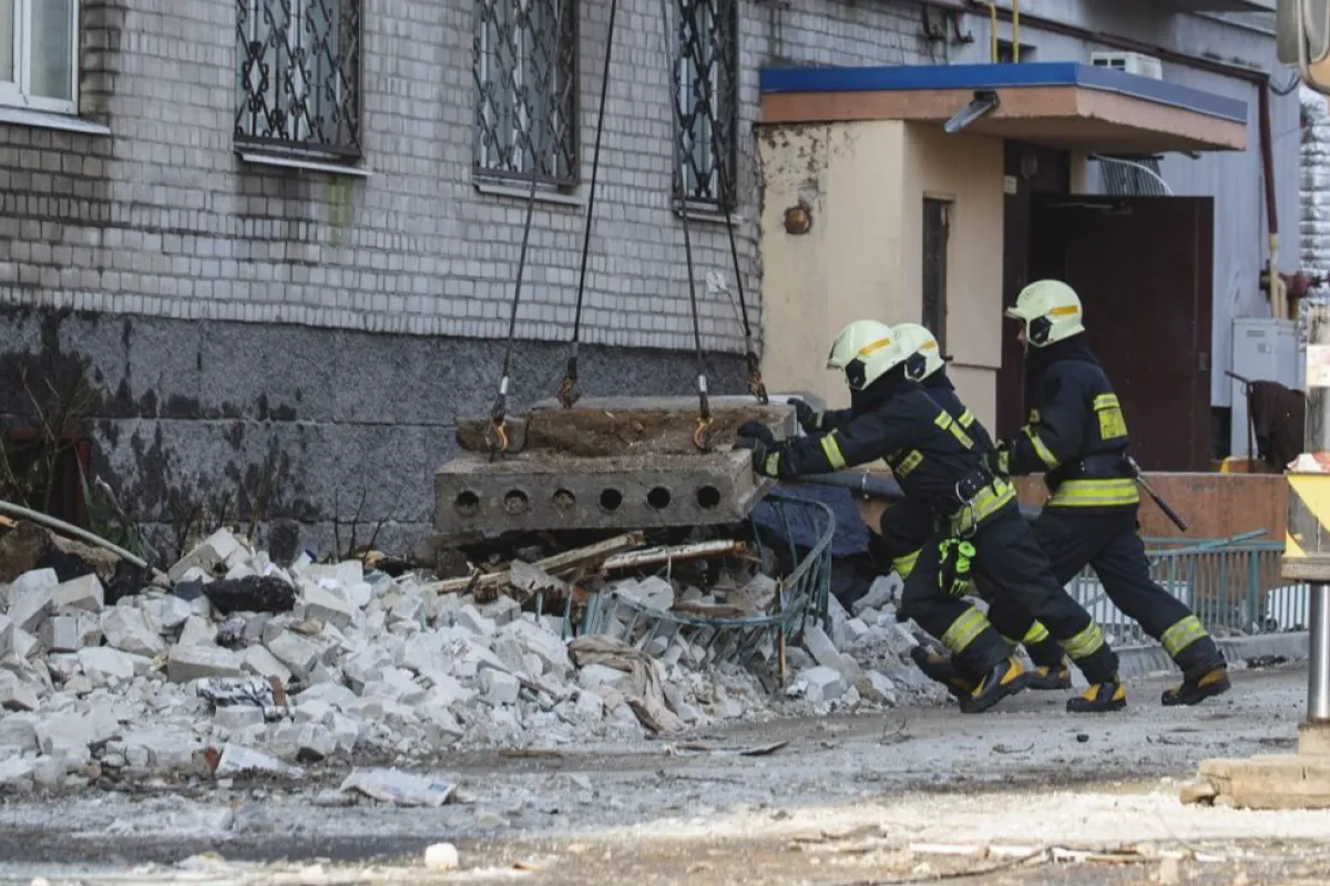 Arde o instalație energetică din sudul Ucrainei